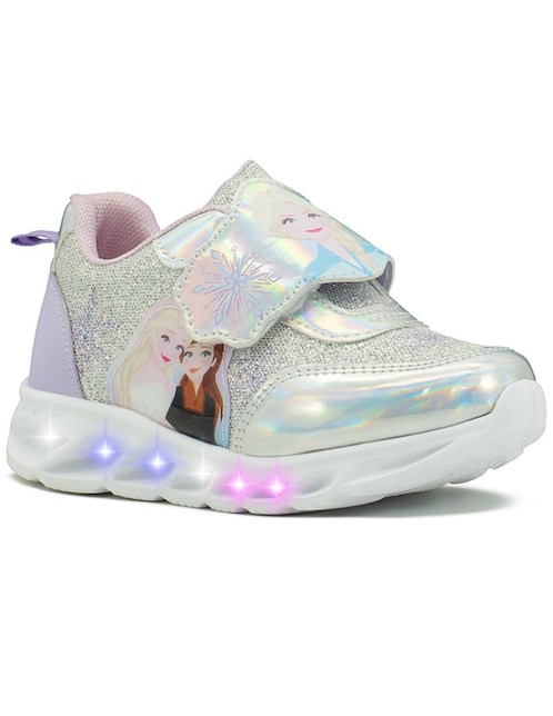 Tenis luz led Tropicana para niña Princesas Frozen