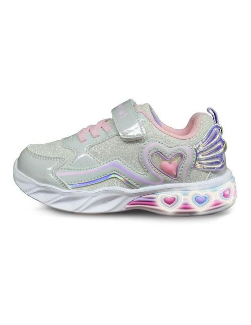 Tenis luz led Tropicana para niña