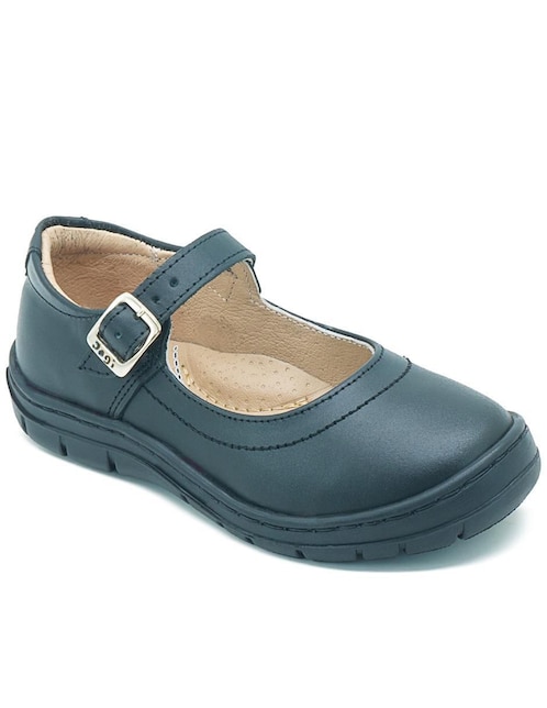 Zapato Dogi Back to School de piel bovino para niña