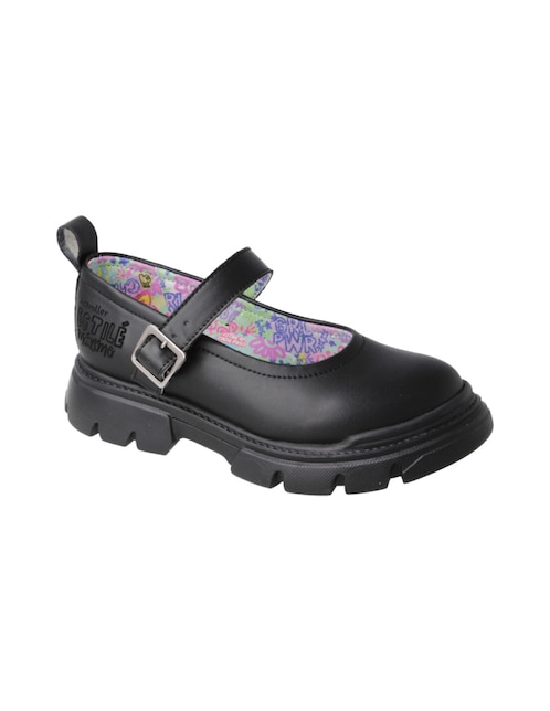 Zapato Mary Jane Distroller de piel para niña