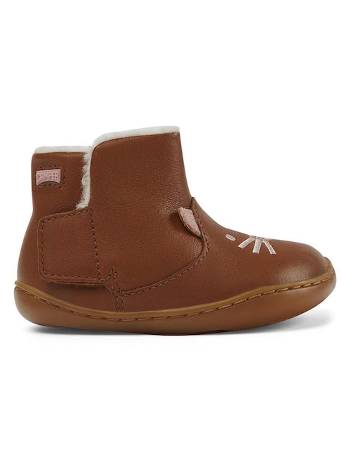 Bota de piel Camper para niña