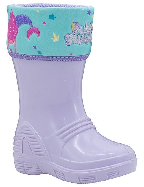 Bota de lluvia Trendy Sirena para niña