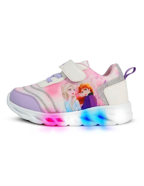 Tenis luz led Tropicana Licencia para niña Frozen