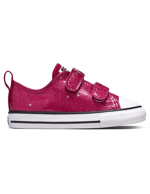 Tenis para niña bebé Varsity Glitter 1