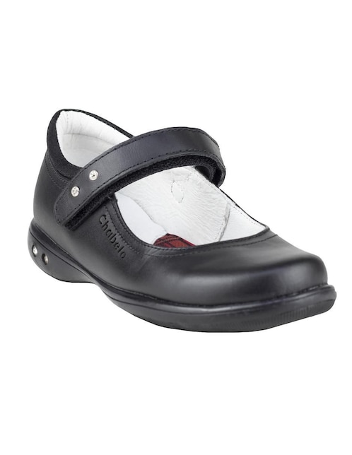 Zapato Chabelo de piel para niña