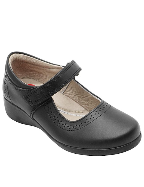 Zapato Dogi Back To School de piel para niña