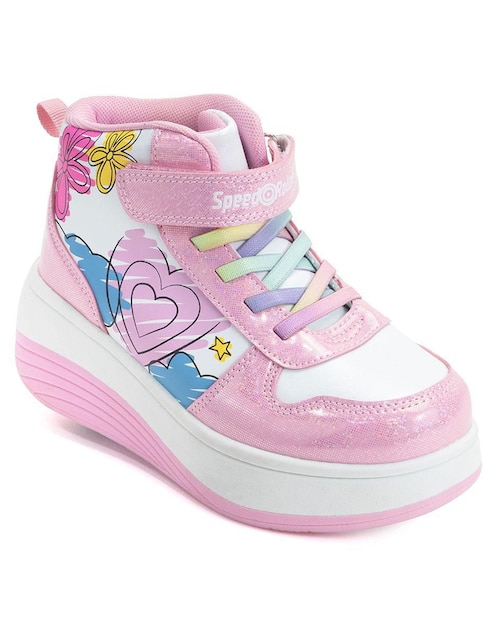 Tenis con ruedas para niña Doodles Rollers 1