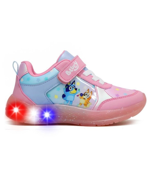 Tenis luz led Bluey para niña
