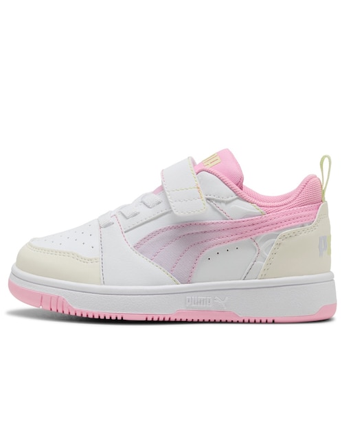 Tenis Puma para niña grandes Puma Rebound V6 Lo Come On AC PS