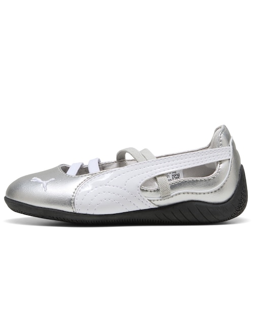 Tenis Puma para niña Speedcat Ballet Metallic PS