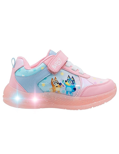 Tenis con luz Tropicana para niña Bluey y Bingo