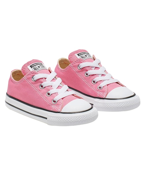 converse bota niña rosa