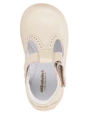 Bota de piel Andanenes para niña