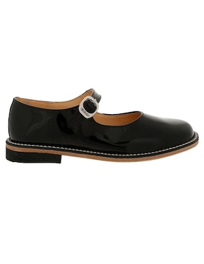 Zapato Mary Jane Elefante de piel para niña