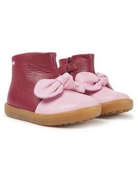 Bota de piel Camper para niña