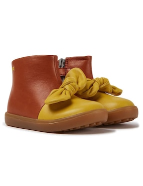 Bota de piel Camper para niña