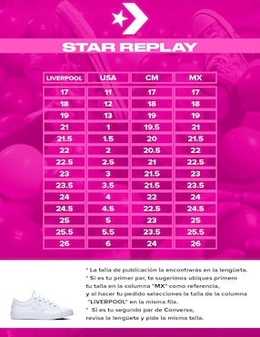 Tenis Converse para niña