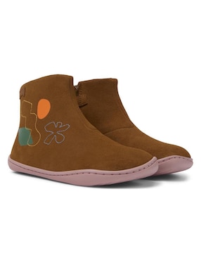 Bota de piel Camper para niña