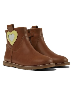 Bota de piel Camper para niña