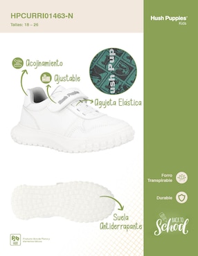 Tenis Hush Puppies para niña