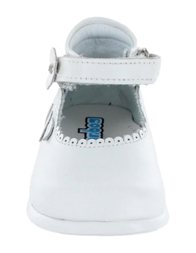 Zapato Coqueta de piel para niña