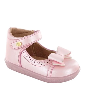 Zapato Coqueta de piel para niña