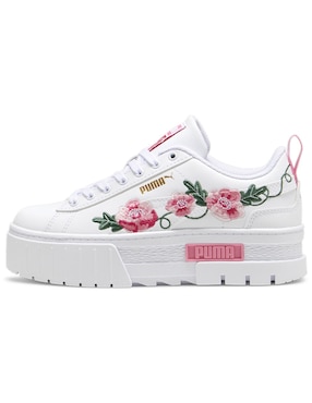 Tenis Puma para niña Mayze Embroidery Jr