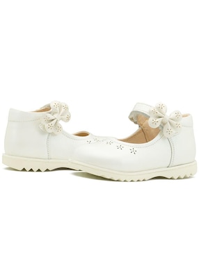 Zapato Mary Jane Coqueta de piel para niña