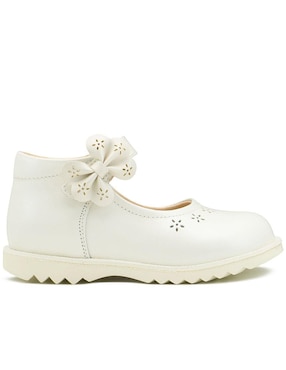 Zapato Mary Jane Coqueta de piel para niña