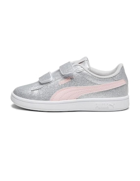 Tenis Puma para bebé niña Smash 3.0