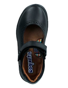 Zapato Coqueta de piel para niña
