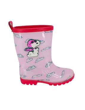 Bota De Lluvia Arra Snoopy Para Niña