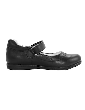 Zapato Chabelo Back To School de piel bovino para niña