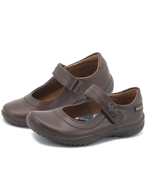 Zapato Mary Jane Coqueta Back to School de piel para niña
