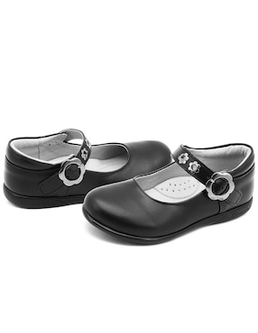 Zapato Karsten Back To School de piel para niña