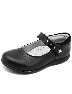 Zapato Karsten Back To School de piel para niña