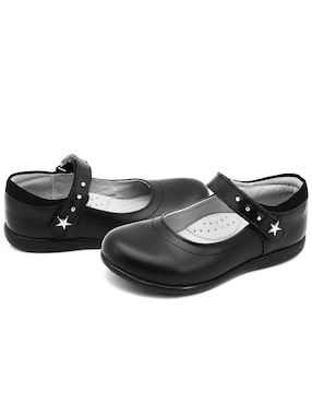 Zapato Karsten Back To School de piel para niña