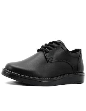 Zapato Chabelo Back to School de piel para niño