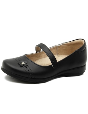 Zapato Dogi Back to School de piel para niña