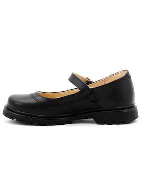 Zapato Yuyin Back to School de piel para niña