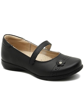 Zapato Dogi Back To School de piel para niña