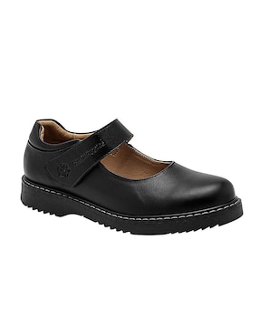 Zapato Mary Jane Hush Puppies Kids De Piel Para Niña