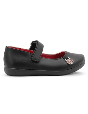 Zapato Yuyin Back to School de piel para niña