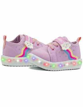 Tenis luz led Bubble Gummers para niña