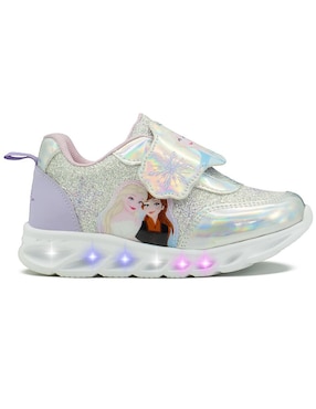 Tenis luz led Tropicana para niña Princesas Frozen