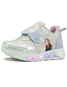 Tenis luz led Tropicana para niña Princesas Frozen