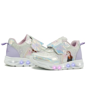 Tenis luz led Tropicana para niña Princesas Frozen