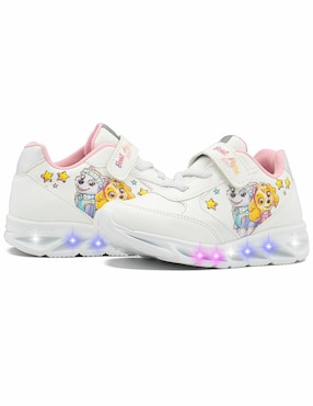 Tenis luz led Tropicana para niña Paw Patrol