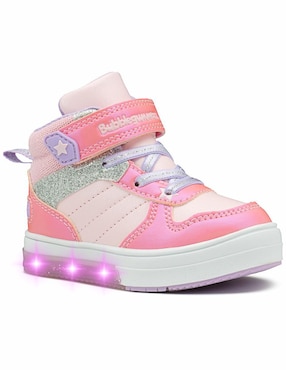 Tenis luz led Bubble Gummers para niña Stars