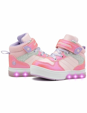 Tenis luz led Bubble Gummers para niña Stars